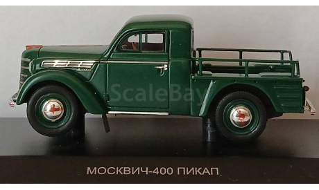 Модель автомобиля Москвич 400 пикап номерной, из ранних, новая, в родной коробке., масштабная модель, DiP Models, scale43