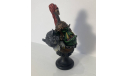 Миниатюра Orc Warlord Bust Warhammer forge world, бюст орка. Профессиональный окрас, фигурка, scale0