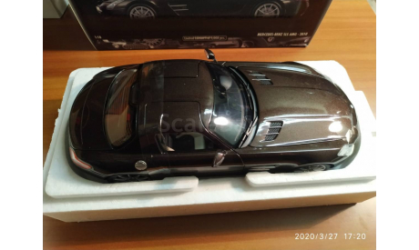 Mercedes SLS AMG Coupe, масштабная модель, Minichamps, scale18, Mercedes-Benz