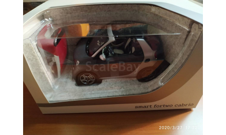 Smart Fortwo, масштабная модель, Norev, 1:18, 1/18