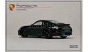 PORSCHE 911 Turbo S Coupe ’Black Edition’ (992) 2020 Minichamps 1/43, масштабная модель, scale43