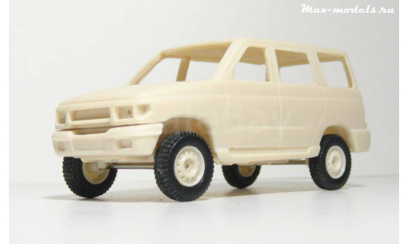УАЗ-3162 ’Симбир’ с 1 рубля, сборная модель автомобиля, Max-models, 1:43, 1/43