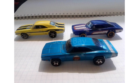 Три красавца от HotWheels. 69Dodge Charger 500. 2014г, масштабная модель, Mattel Hot Wheels, 1:64, 1/64