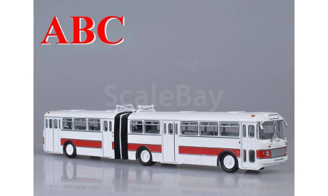 Икарус-180, бело-красный, масштабная модель, Советский Автобус, scale43, Ikarus