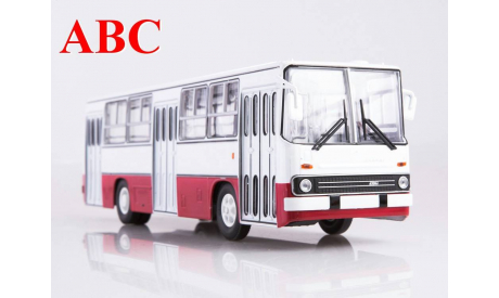 Ikarus-260 бело-красный , Код модели: 900131, масштабная модель, Советский Автобус, scale43