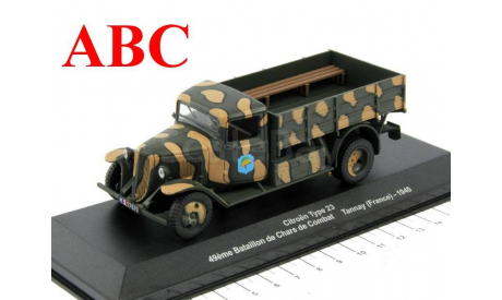 Citroen Type 23 49. Batalion Tannay (France) 1940, Код модели: EX11, масштабная модель, Altaya, scale43, Citroën