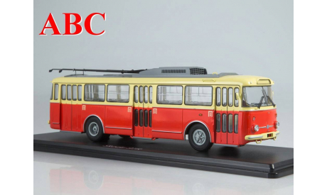Троллейбус Skoda-9TR (красно-бежевый), Код модели: SSM4044, масштабная модель, Start Scale Models (SSM), scale43, Škoda