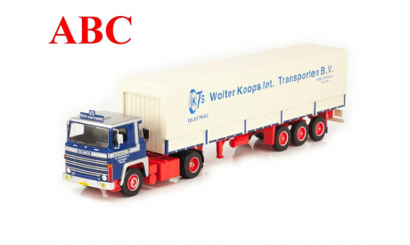 SCANIA LBT 141 с полуприцепом ’Wolter Koops’ 1976, Код модели: TTR004, масштабная модель, IXO, scale43