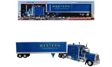 Грузовик с фурой Peterbilt 379 Western Distributing 1/43., масштабная модель, Iconic Replicas, scale43