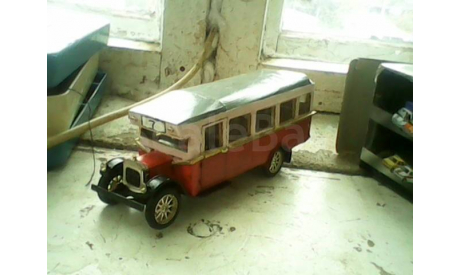 Модель ретро-автобуса Форд, масштабная модель, Ford, ручная работа, 1:43, 1/43