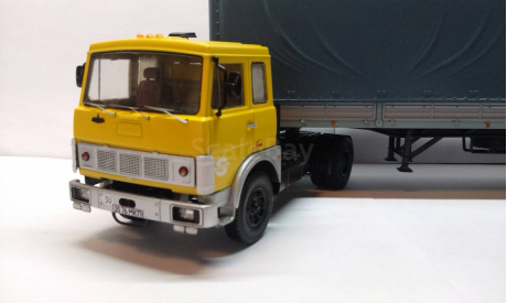 Маз 54322 с полуприцепом Маз 93971, масштабная модель, 1:43, 1/43, Автомобиль в деталях (by SSM)