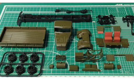 КрАЗ 255 Борт Avd подготовлен к сборке, масштабная модель, AVD Models, 1:43, 1/43