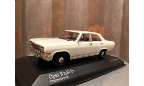 Opel Kapitan B 1969 1:43 Minichamps Опель Капитан Миничампс, масштабная модель, 1/43