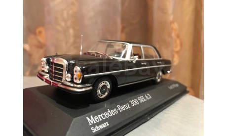 Mercedes Benz S class 300 SEL 6.3 Limousine W109 Minichamps 1:43 Мерседес Миничампс, масштабная модель, 1/43, Mercedes-Benz