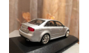 Audi RS 4 B7 1:43 Minichamps Silver Ауди Миничампс, масштабная модель, 1/43