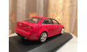 Audi RS 4 B7 1:43 Minichamps Red Ауди Миничампс 2006, масштабная модель, 1/43