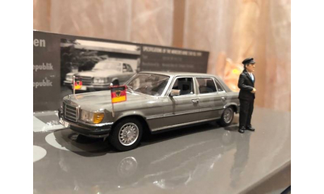 Mercedes Benz 450 SEL 6.9 W116 1:43 Minichamps Мерседес Миничампс Kanzler Helmut Schmidt, масштабная модель, 1/43, Mercedes-Benz