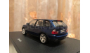 BMW X5 E53 1:43 Minichamps Topas Blue БМВ Миничампс, масштабная модель, 1/43