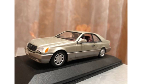 Mercedes Benz 600 SEC Coupe W140 1:43 Minichamps Мерседес Миничампс, масштабная модель, 1/43, Mercedes-Benz