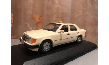 Mercedes Benz 250 E class W124 1:43 Minichamps Taxi Мерседес Миничампс Такси, масштабная модель, 1/43, Mercedes-Benz