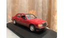 Mercedes Benz 300 E class W124 1:43 Minichamps Red Мерседес Миничампс 3210, масштабная модель, 1/43, Mercedes-Benz