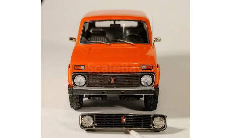 решётка радиатора для ВАЗ-2121 АЛ№10  ПОЗ. 2-02, масштабная модель, scale43