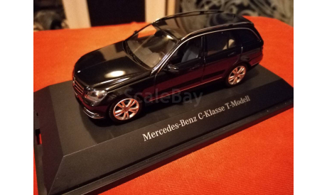 Mercedes-benz C-Class T-model (S204 Mopf) Obsidian Black, масштабная модель, Schuco, scale43