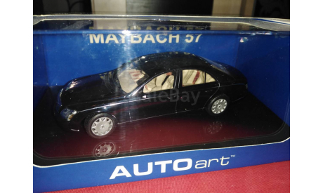 Maybach 57 SWB Black, масштабная модель, Autoart, 1:43, 1/43