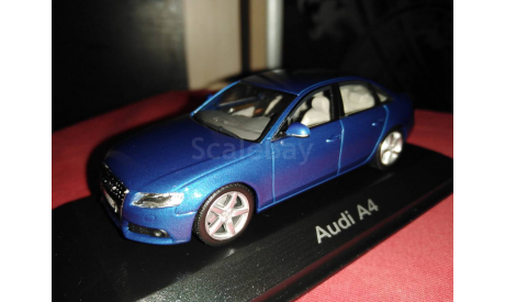 Audi A4 (B8) 3.2 Quattro Arubablau, масштабная модель, Minichamps, scale43