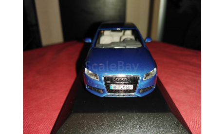 Audi A4 (B8) 3.2 Quattro Arubablau, масштабная модель, Minichamps, scale43