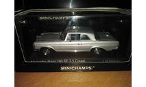 Mercedes-benz 280 SE 3,5 Coupe (W111) 1970 Silver, масштабная модель, Minichamps, scale43