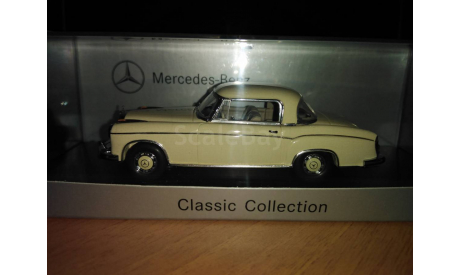 Mercedes-benz 220s Coupe (W180) Ivory, масштабная модель, Spark, scale43