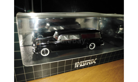 Mercedes-benz Pollmann 300D Hearse 1956 Black, масштабная модель, Matrix, 1:43, 1/43