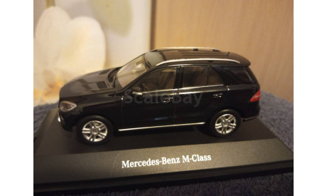 Mercedes-benz M-Class (W166) 2012 Black, масштабная модель, Minichamps, scale43