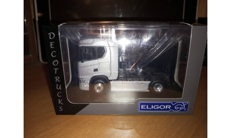 Scania S500 Normal Arctic Silver 2018, масштабная модель, Eligor, scale43
