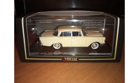 Mercedes Benz 220SE 1959 Ivory, масштабная модель, Vitesse, scale43, Mercedes-Benz