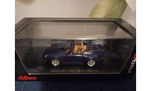 Porsche 911 (993) Turbo Cabriolet Dark Blue, масштабная модель, Schuco, scale43