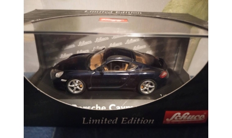 Porsche Cayman S Dark blue, масштабная модель, Schuco, scale43