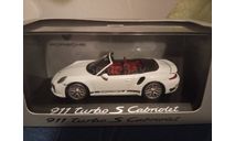 Porsche 911 (991) Turbo S Cabriolet 2013⚪, масштабная модель, Minichamps, scale43