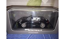 Porsche 911 (992) Carrera 4 Cabriolet ⚫, масштабная модель, Minichamps, scale43