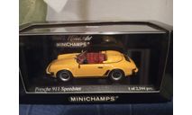 Porsche 911 Speedster 1988 , масштабная модель, Minichamps, scale43