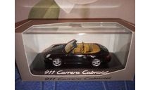 Porsche 911 Carrera Cabriolet ⚫, масштабная модель, Minichamps, scale43