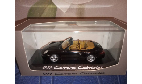 Porsche 911 Carrera Cabriolet ⚫, масштабная модель, Minichamps, scale43