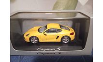 Porsche Cayman S Yellow, масштабная модель, Norev, scale43