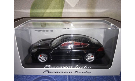 Porsche Panamera Turbo Black⚫, масштабная модель, Minichamps, scale43