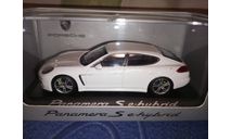 Porsche Panamera S e-hybrid White⚪, масштабная модель, Minichamps, scale43