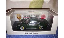 Porsche 911 (991) Club Coupe 2015 Dark Green, масштабная модель, Spark, scale43