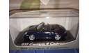 Porsche 911 Carrera 4 Cabriolet Dark Blue, масштабная модель, Minichamps, scale43