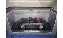 Porsche 718 (982) Boxster Grey metallic, масштабная модель, Minichamps, scale43