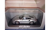 Porsche 911 (991) Turbo 2013 Silver, масштабная модель, Minichamps, scale43